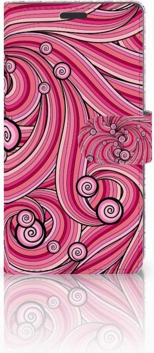 Sony Xperia Z3 Hoesje Swirl Pink