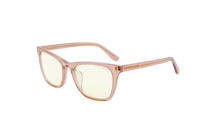 GUNNAR - Tindra Reader - Rose Latte - Clear- Computerbril - Blauw Licht Bril - 1.0 Sterkte