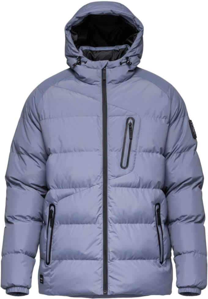 OMBRE Jas - Rits - Effen Denimblauw M