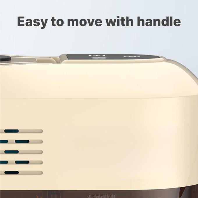 Handheld multifunctionele stoomreiniger met 6 accessoires Touchscreen 6 niveaus instelbaar US Plug