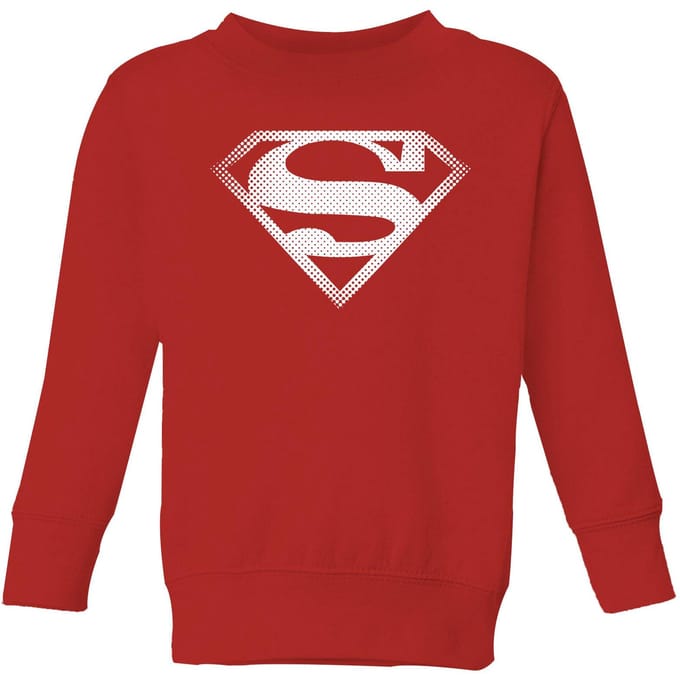 Superman Spot Logo Kids' Sweatshirt - Red - 98/104 (3-4 jaar)