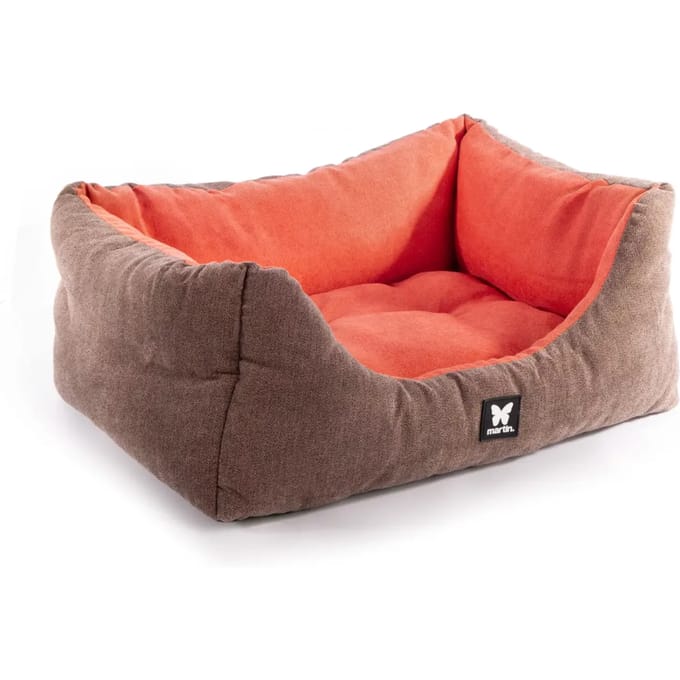 Honden- en kattenmand van suedine Martin Sellier Domino