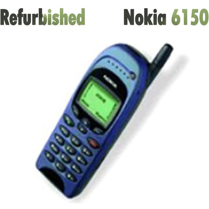Gereviseerde Nokia Originele Nokia 6150 Mobiele Telefoon 1 Battery 1 Charger rood