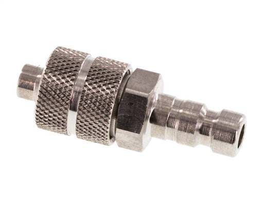 RVS 306L DN 2.7 (Micro) Luchtkoppeling Insteeknippel 4x6 mm Push-On - CLP2-N-SSL-P-4