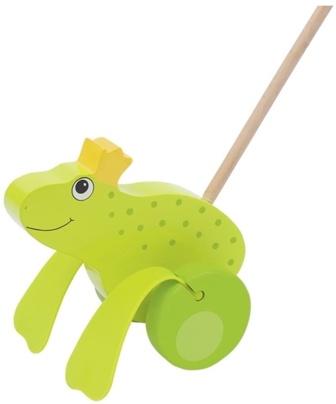 Goki Push Figure Frog King