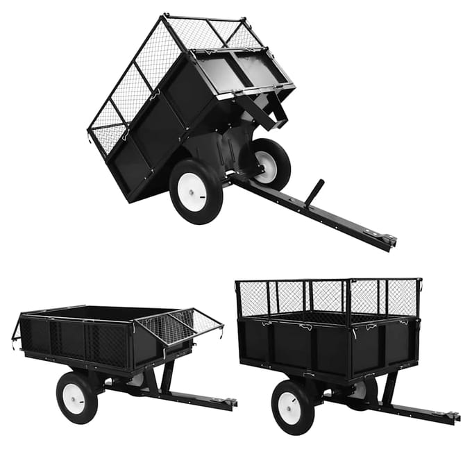 Vidaxl Tuinmaaieraanhanger, Kantelbaar, Laadvermogen 300 Kg