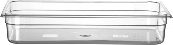 HENDI Gastronorm container – polycarbonaat – 14L – transparant – 530x325x100 mm