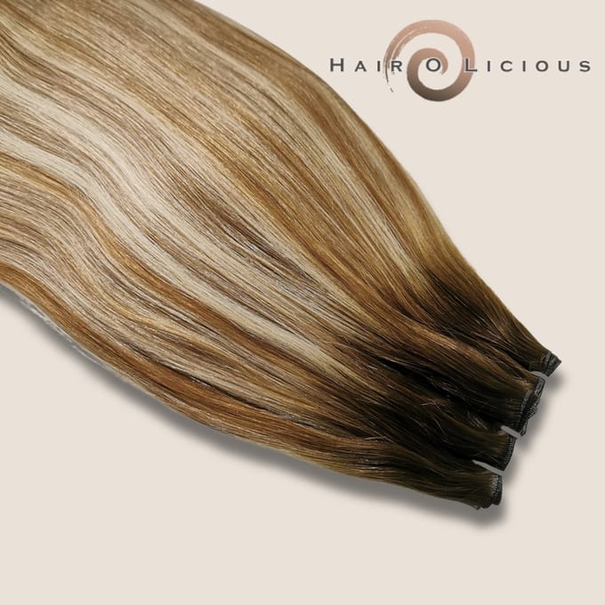 Genius Weft | Europees Haar | #4/8/60 Balyage, Lengte-30cm/12", Gewicht-20 gram