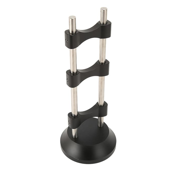 HiFi Kabel Hefrek Aluminiumlegering Verminder Trillingen HiFi Draadbak Organizer Stand voor Luidspreker black