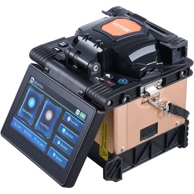 Soudeuse par fusion de fibres 4 moteurs Alignement de cœur avec 6 s de soudure 13 s de chauffage