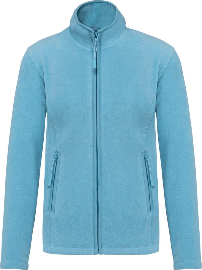 Kariban Microfleece met rits dames K907 - Cloudy blue heather - M