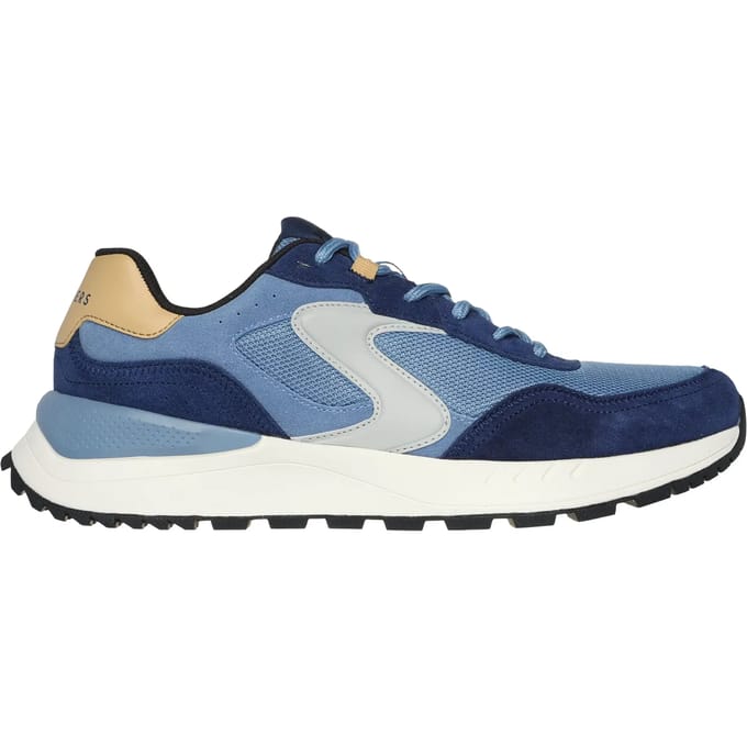 Skechers Sneaker Fury Lace Low Blauw Combi 183265/NVBL