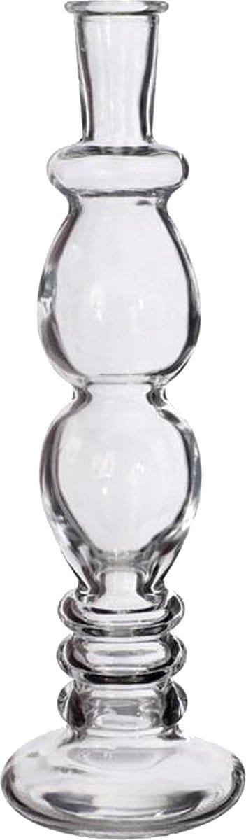 Ideas 4 Seasons Bloemenvaas Florence - transparant glas - helder - D9 x H28 cm