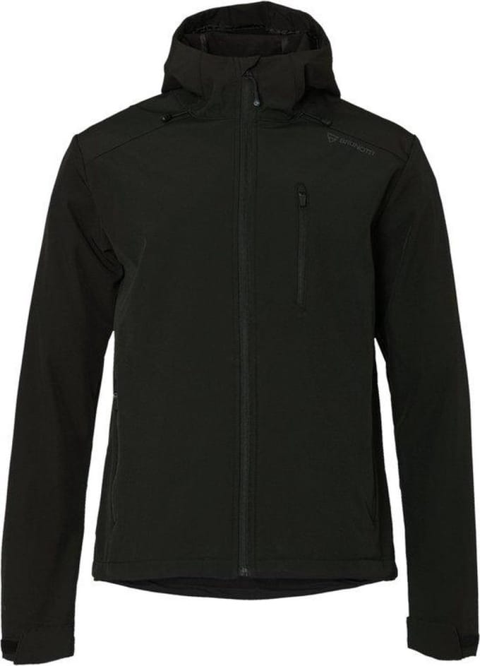 Brunotti - Mib Men Softshell Jacket Heren - Black - Outdoor Jas - Windbreaker - XXL