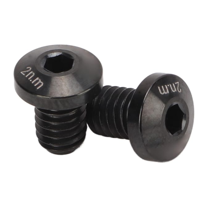 2 stuks Fietsremschroeven Nauwkeurige Schroefdraad Mountainbike Rem Vaste Schroeven voor UT6800DA9000DA9010FORCE Black black