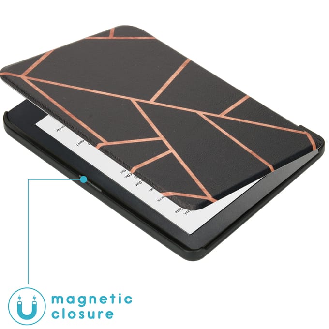 imoshion Design Slim Hard Case Bookcase voor de Kobo Clara HD - Black Graphic
