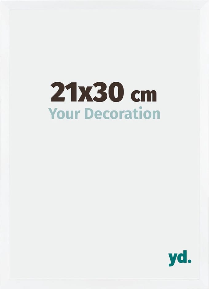 Your Decoration - Fotolijst 21x30 cm - MDF - Wit Mat - Catania