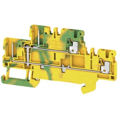 Weidmüller 2485870000 Aardklem 2-etages 3.50 mm Spanveer Geel, Groen 50 stuk(s) Piece