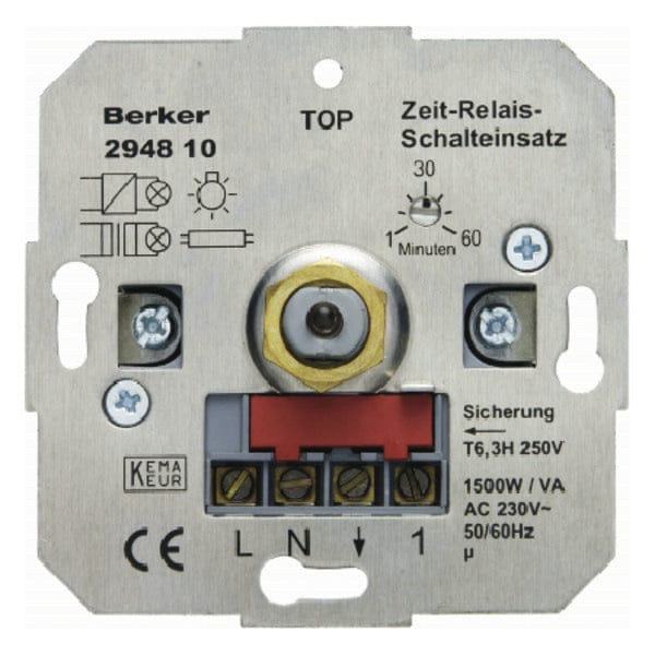 Hager Berker Timer Relais Schakelaar Element Huis Elektronica - 294810 - E3HAR