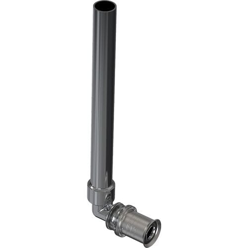 Wavin Tigris M5 pers kniekoppeling radiator 15x16mm 300mm