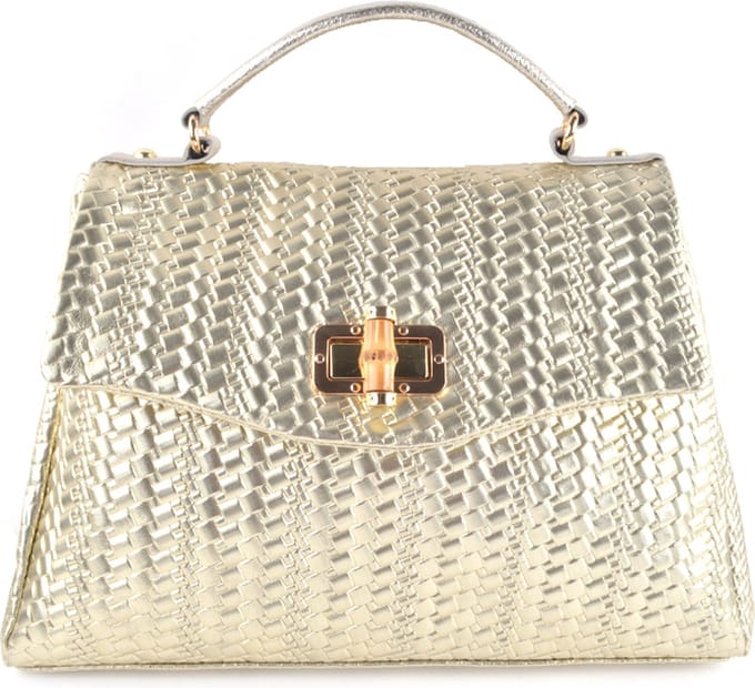 Giuliano handtas Babette - Goud - Metallic - Made in Italy