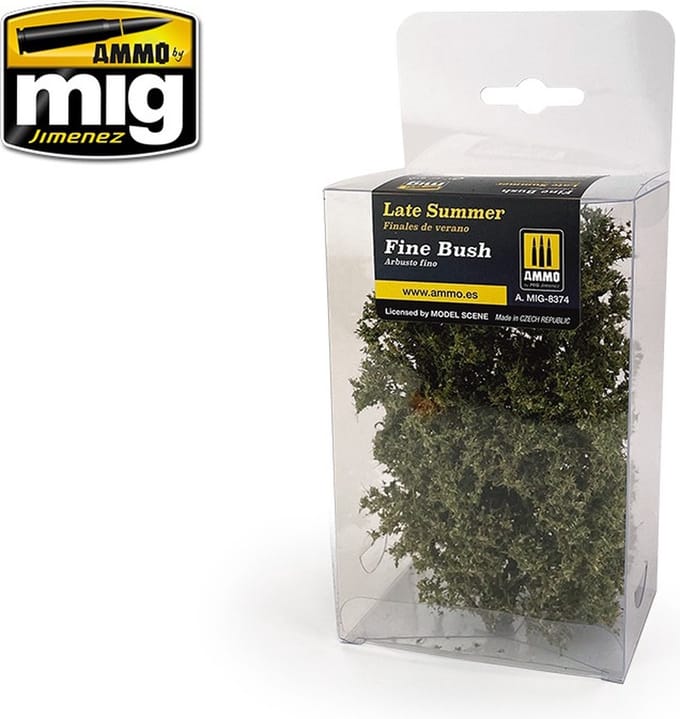 AMMO by Mig Jimenez Modelbouwdecoratie - MIG 8374 Fine Bush - Late Summer Vegetation Kunstgroen