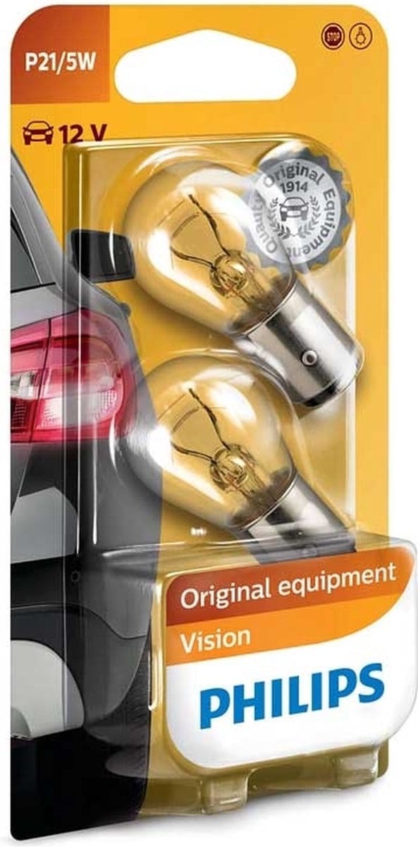 Philips BAY15d / P21/5W 12V - Original - Set