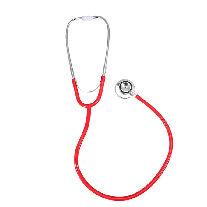 Stéthoscope multifonctionnel à Double tête, outil médical de soins de santé Red red