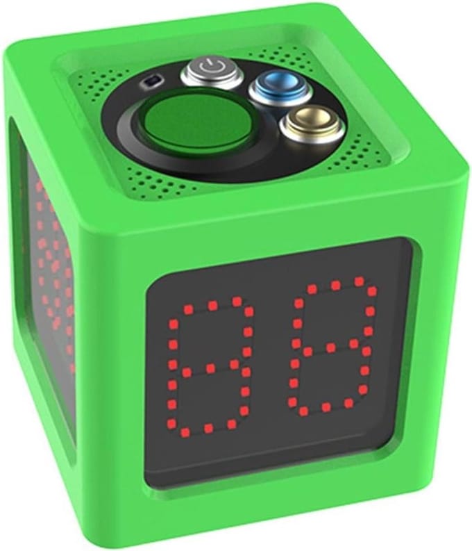 Kubus Timer - Digitale Stopwatch - Spel Tijdmeting - HD Scherm - 1.4 Inch - Groen