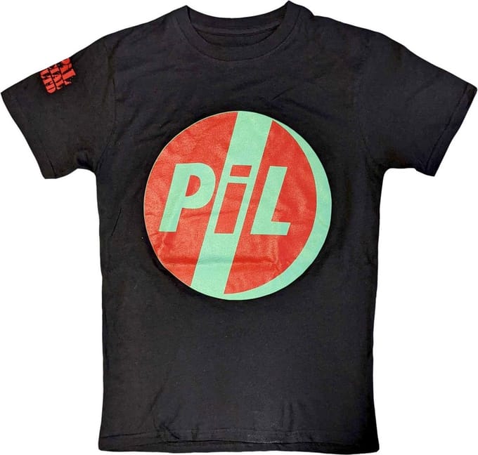 PIL Public Image Ltd - Original Logo Heren T-shirt - S - Zwart