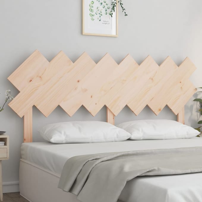 vidaXL - Hoofdbord - 159,5x3x80,5 - cm - massief - grenenhout