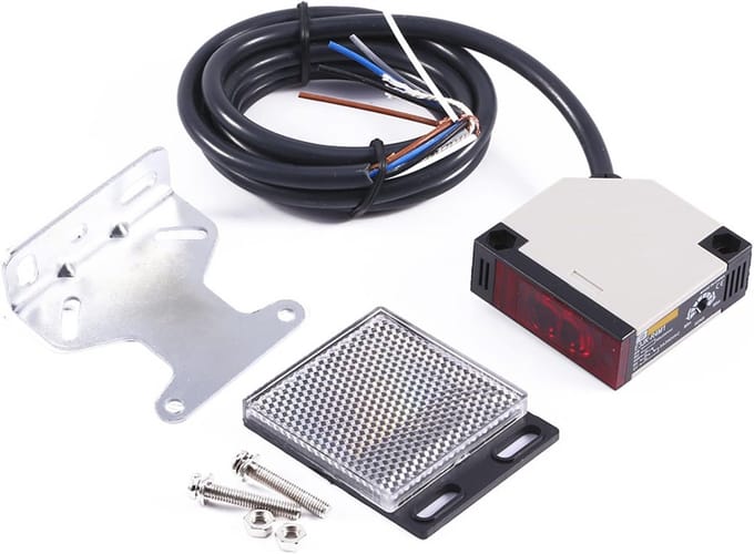 Optische Beam Sensor AC 90-250 V 3A - Reflecterende Schakelaar voor Automatische Activatie
