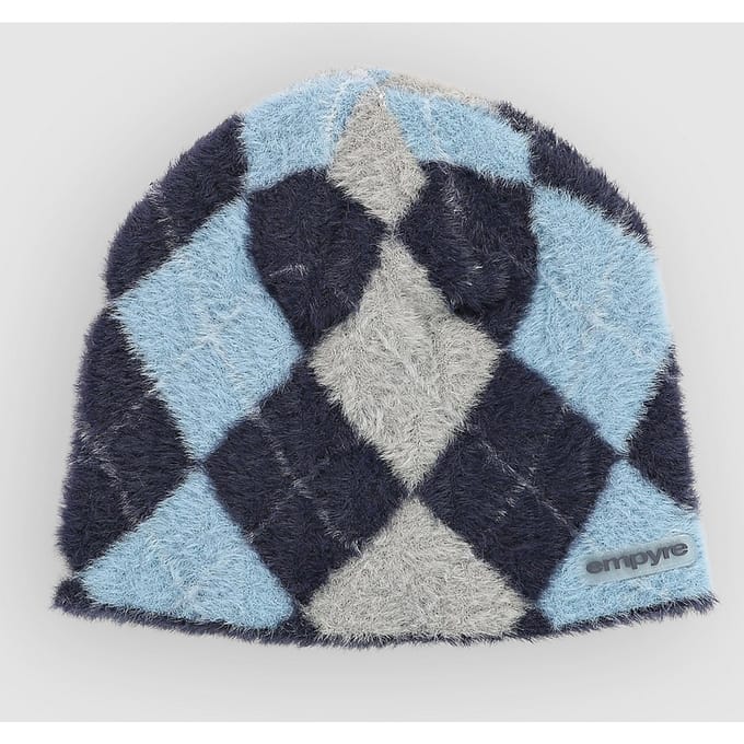 Empyre Argyle Shag Muts blauw