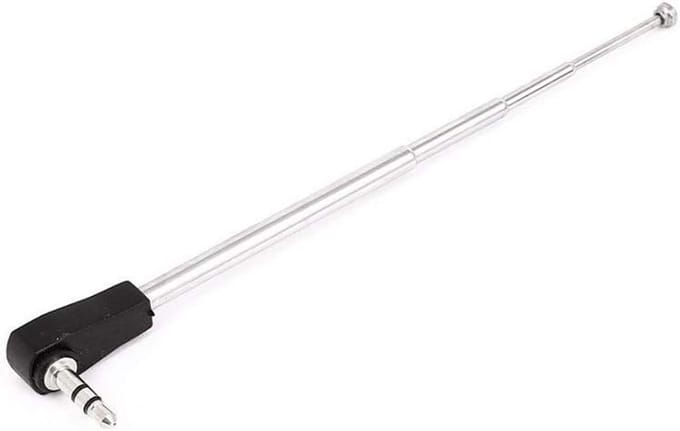 Universele Uitschuifbare Antenne met 3,5 mm Jack voor FM Radio en Mobiele Telefoons