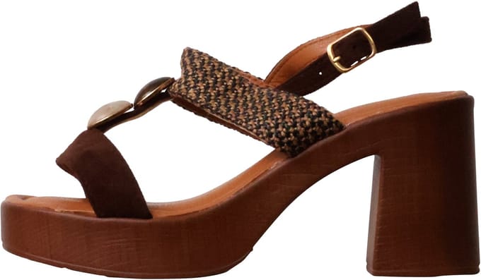 Sandalen met hak