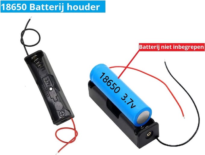 18650 Batterijhouder