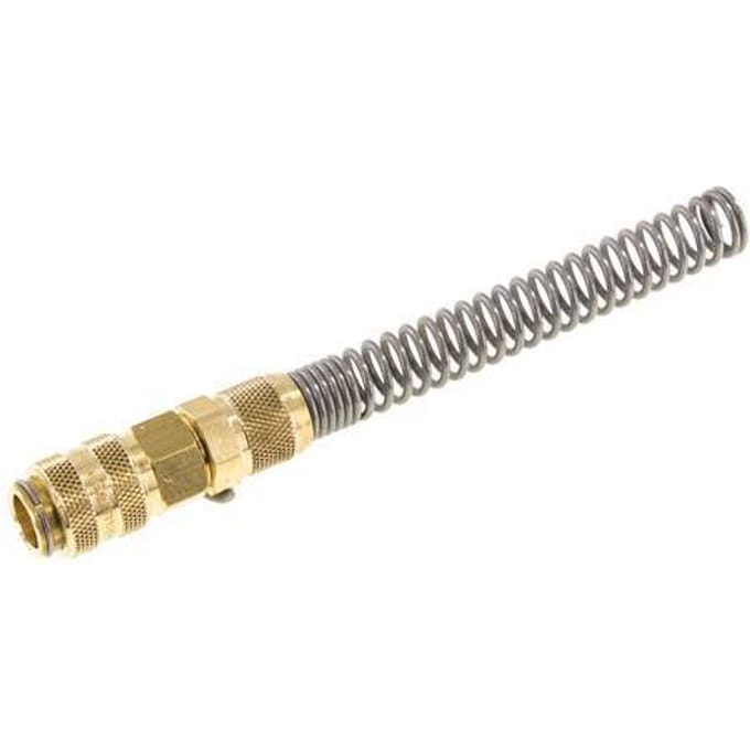 Messing DN 5 Luchtkoppeling Snelkoppeling 6x8 mm Push-On Buigbescherming