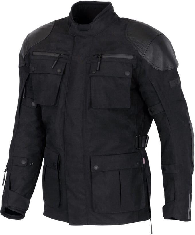 Merlin Sayan D3O Zwart Textiele Motorjas - Jas