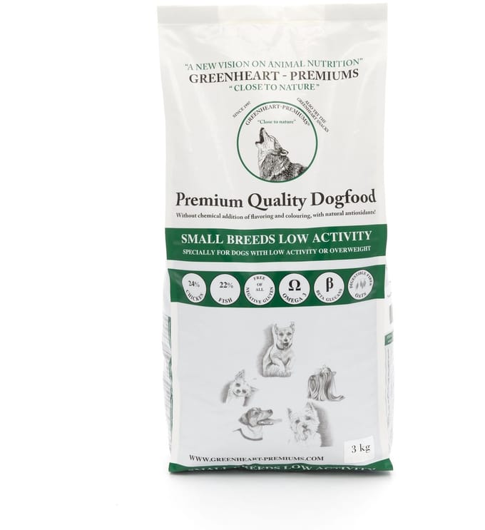 Greenheart hondenvoer Small Breed Low Activity 3 kg - Hond