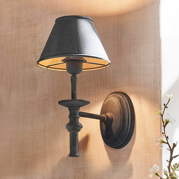 LOBERON Wandlamp Harolisse antiekgrijs