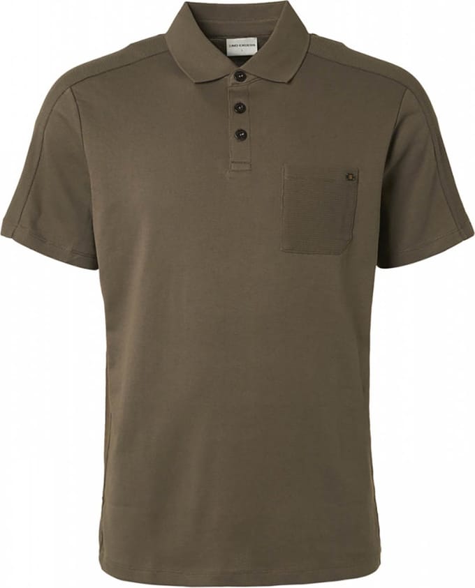 No Excess Polo Jacquard Army Groen - Maat XL - Heren