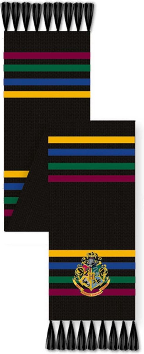 Harry Potter - Hogwarts Crest Scarf Zwart