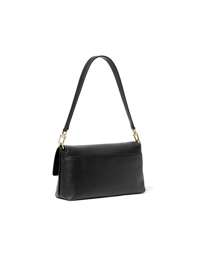 Michael Kors Medium Schoudertas Dames - Leer - Addie - Zwart
