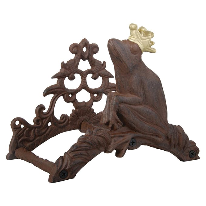 Support en Fer pour Tuyau d'Arrosage Grenouille