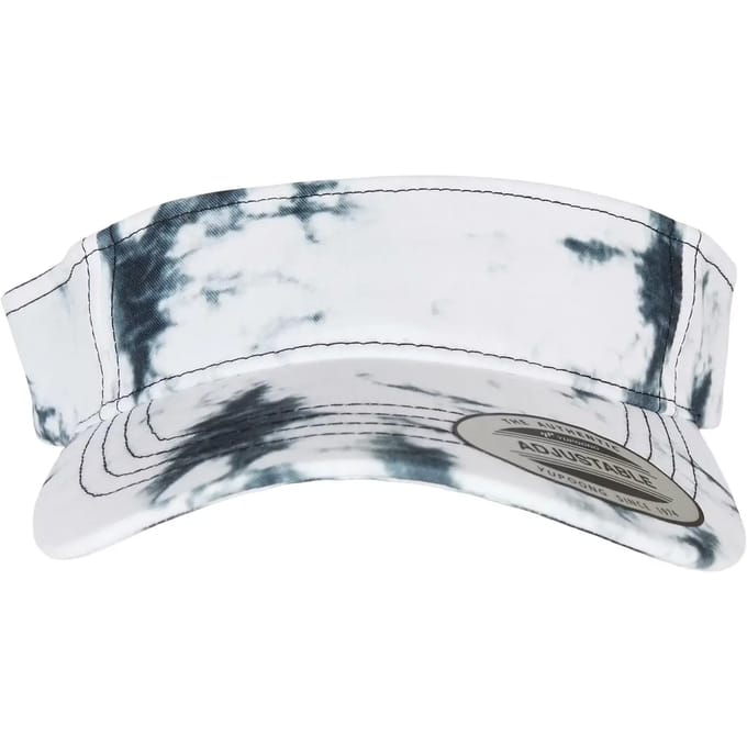 Urban Classics - Batik Dye Curved Cap Visor/zonneklep - Zwart/Wit