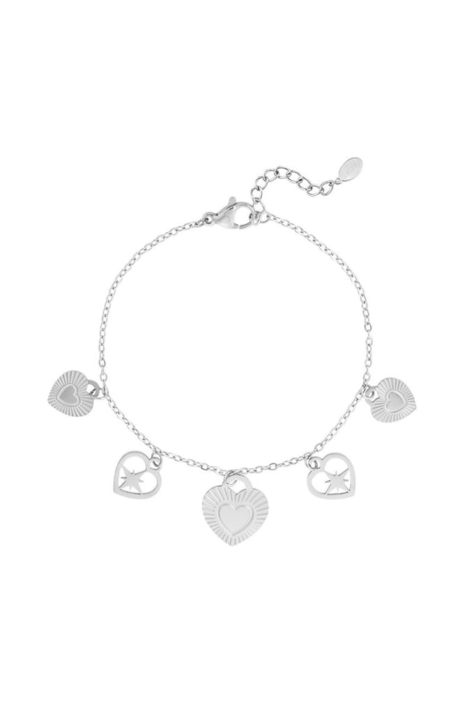 Schakelketting Goudkleur Cadeau d'Amour - RVS (Stainless Steel)