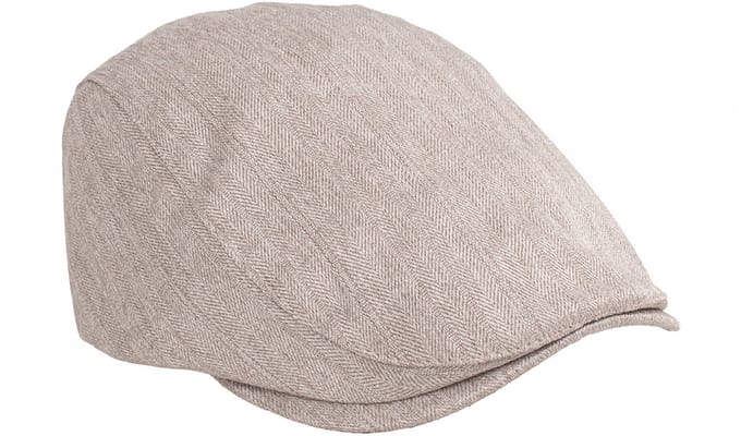 TRESANTI | ELIAZ | Visgraat flatcap | Beige