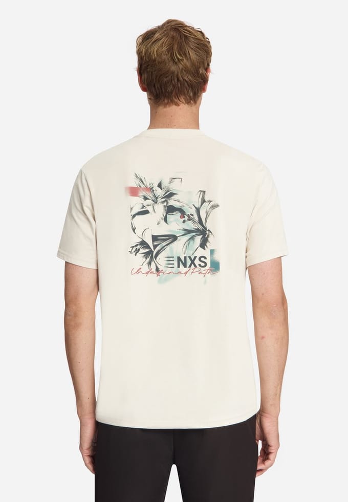 T-Shirt Met Back Print