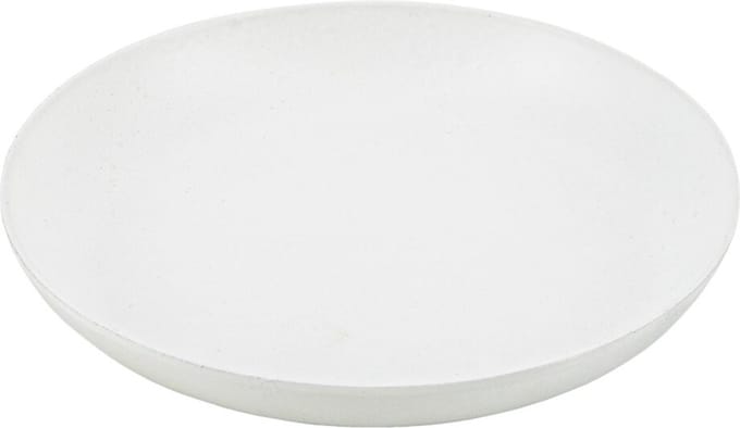 HomeBound by KY | Tray hammered wit | 13x13x2cm | tray/dienblad wit