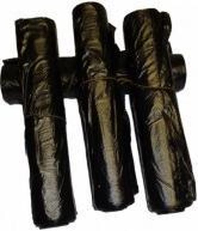 Zwarte Pedaalemmerzak - 50x55cm - 1000 stuks